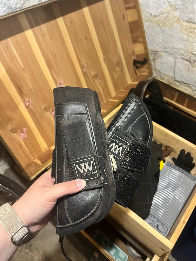 Woof wear open front/tendon boots- small