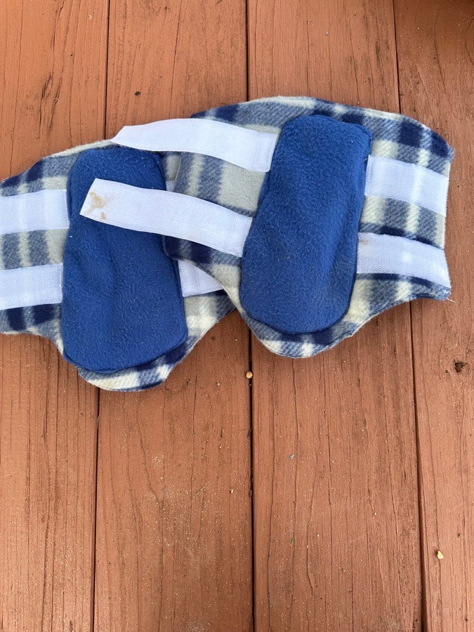 Handmade brushing boots
