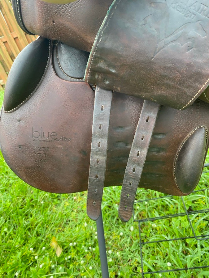 VOLTAIRE 17.5” 2A Voltaire Blue Wing saddle smart ride flex tree (7)