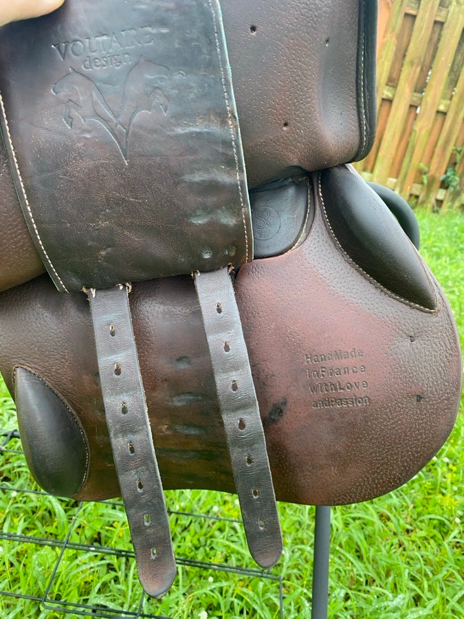 VOLTAIRE 17.5” 2A Voltaire Blue Wing saddle smart ride flex tree (8)