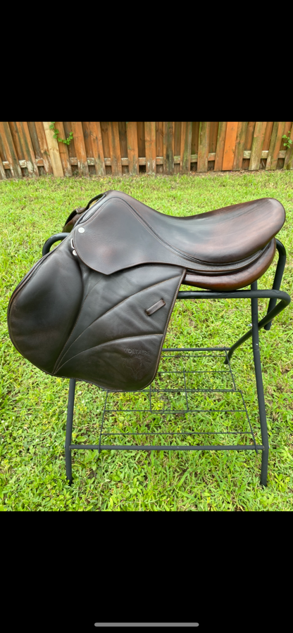 VOLTAIRE 17.5” 2A Voltaire Blue Wing saddle smart ride flex tree (2)