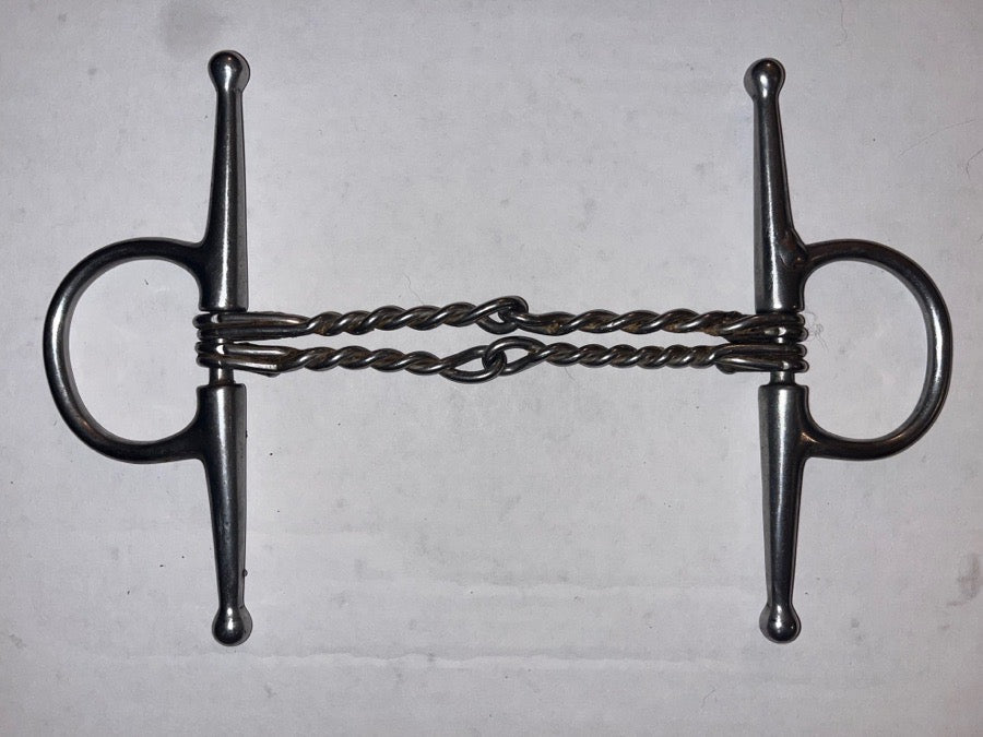 Double Twisted Wire Full Cheek Snaffle