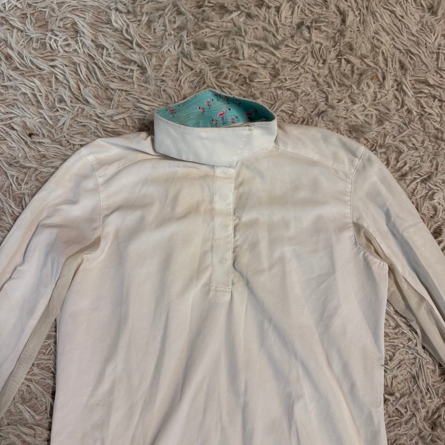 RJ CLASSICS Women’s Small White RJ Classics Long Sleeve Horseback Riding Show Shirt (2)