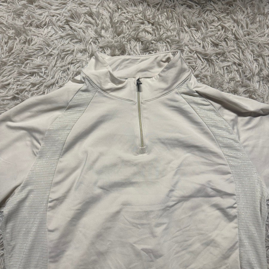 HKM Women’s XL Cream HKM Long Sleeve Horseback Riding Sunshirt. Good Condition. (2)