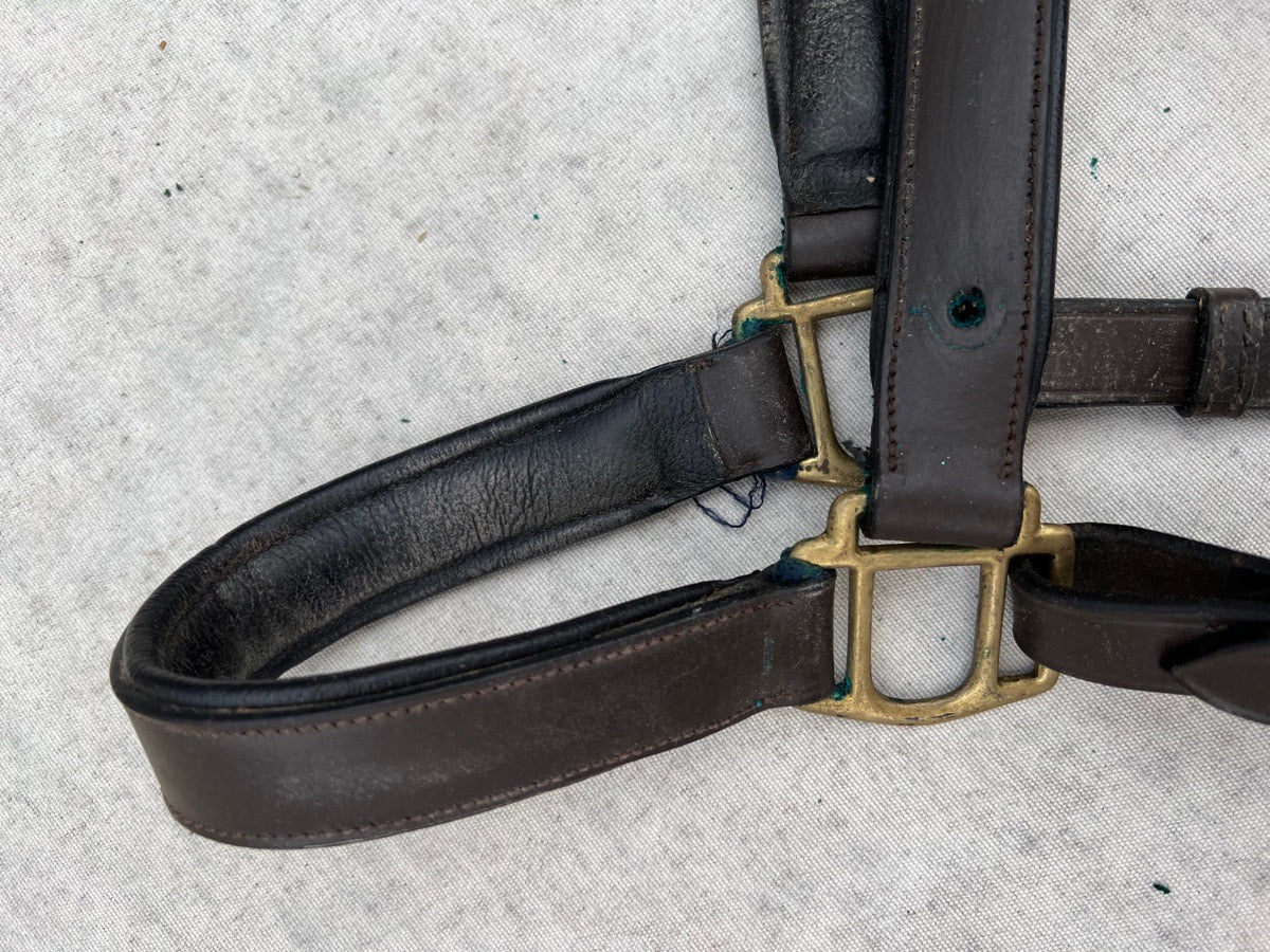 Dark Brown Padded Full Size Halter