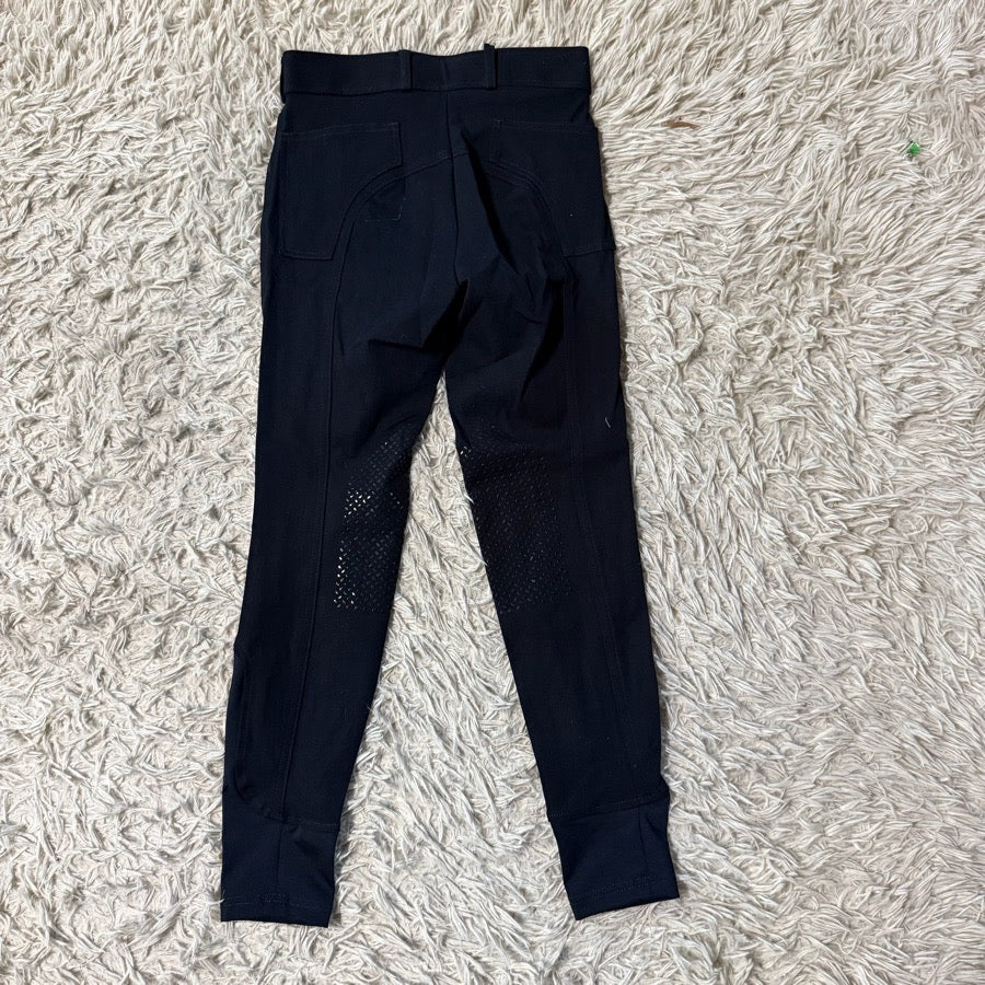 Girl’s Size 14 Navy Knee Patch Horseback Riding Breeches