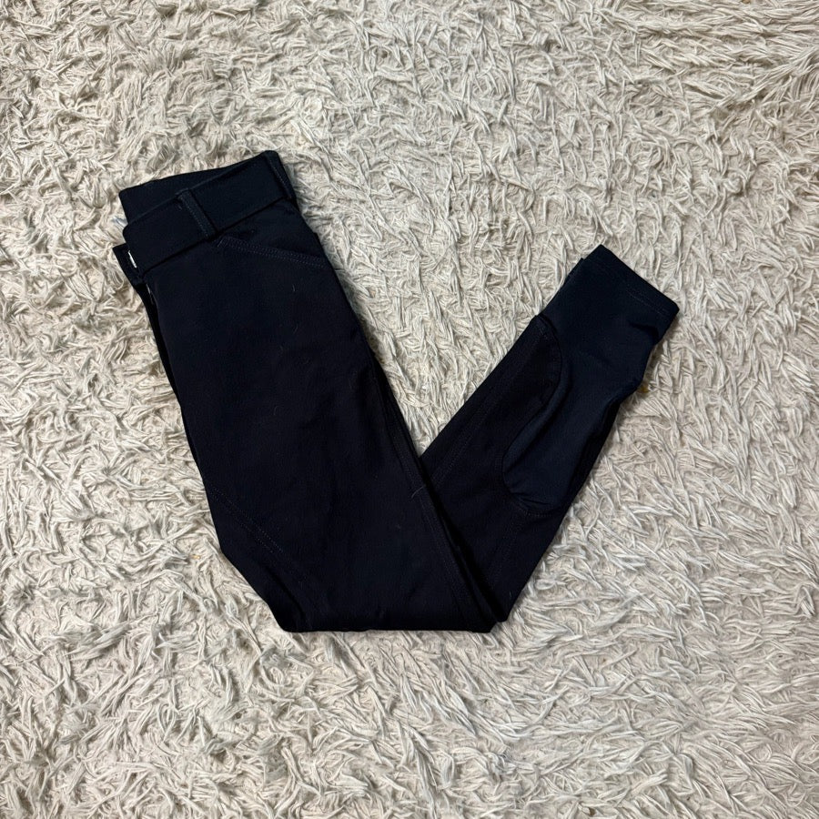 Girl’s Size 14 Navy Knee Patch Horseback Riding Breeches