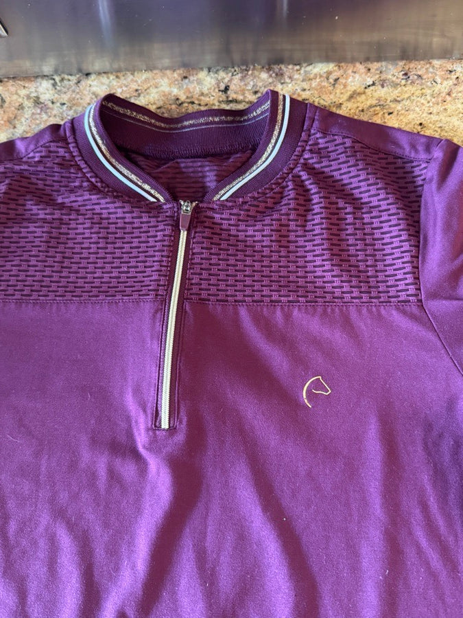 EQUITHEME Equitheme maroon top (5)