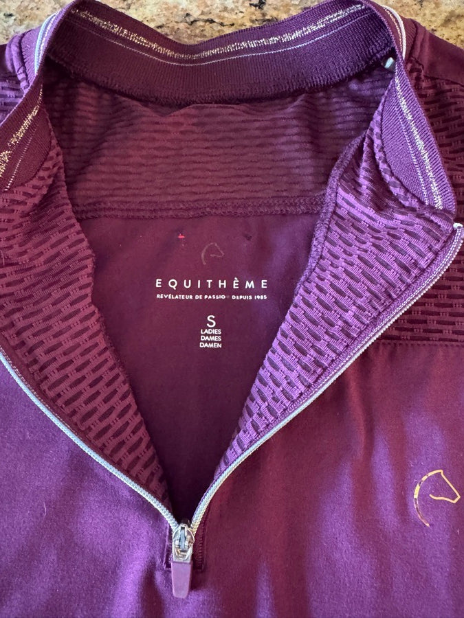 EQUITHEME Equitheme maroon top (2)