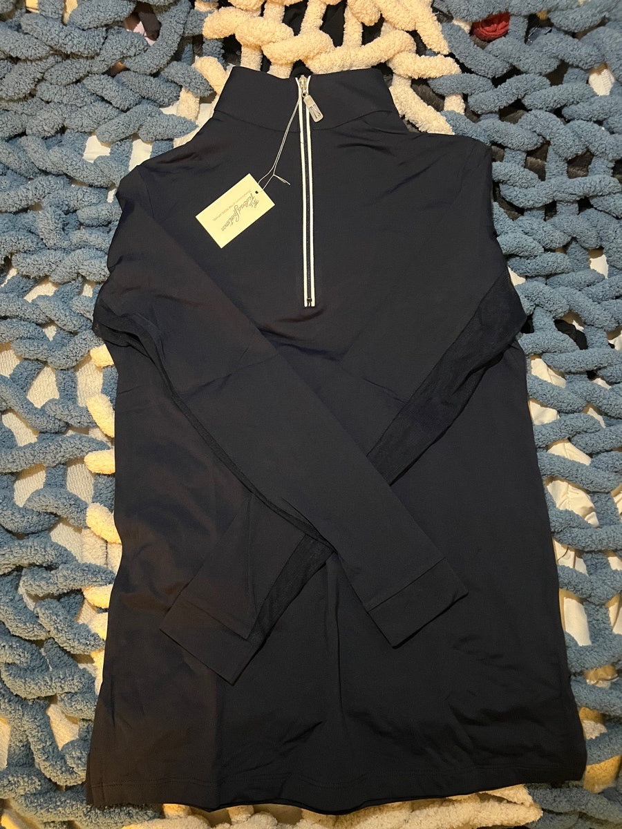 Navy Long sleeve tailored sportsman sunshirt