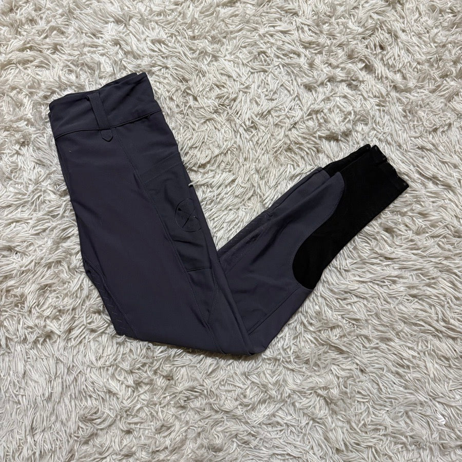 Women’s Small Grey Free Ride Full Seat Horseback Riding Breeches
