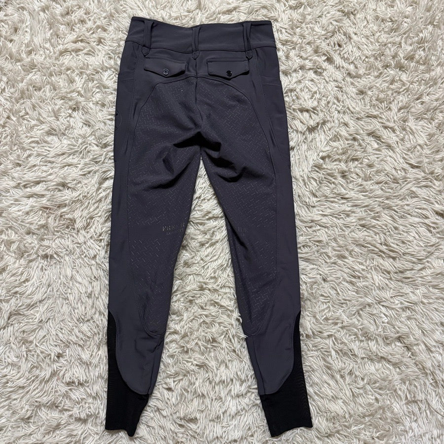 Women’s Small Grey Free Ride Full Seat Horseback Riding Breeches