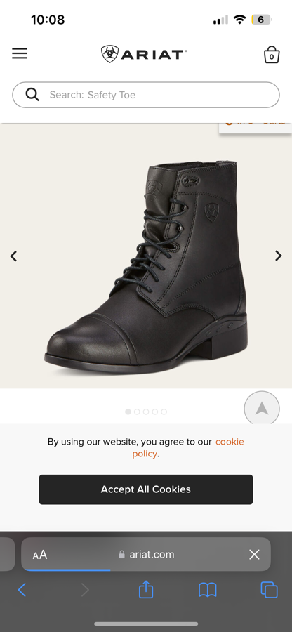 ARIAT ariat scout boots size 9 womens (3)