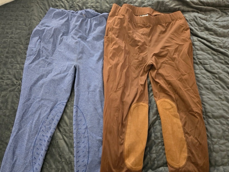Two pair schooling tights, size XXL