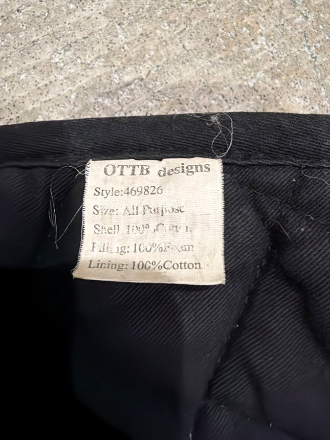 Other All Purpose OTTB Black Saddle Pad w/ Gold Accent (4)