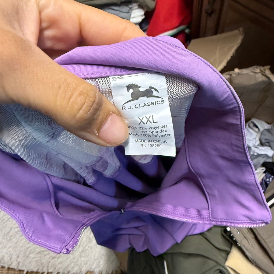 RJ CLASSICS Women’s XXL Purple RJ Classics Long Sleeve Horseback Riding Sunshirt . Good Cond (4)