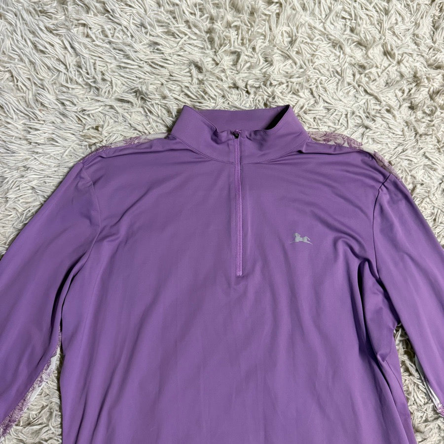 RJ CLASSICS Women’s XXL Purple RJ Classics Long Sleeve Horseback Riding Sunshirt . Good Cond (2)