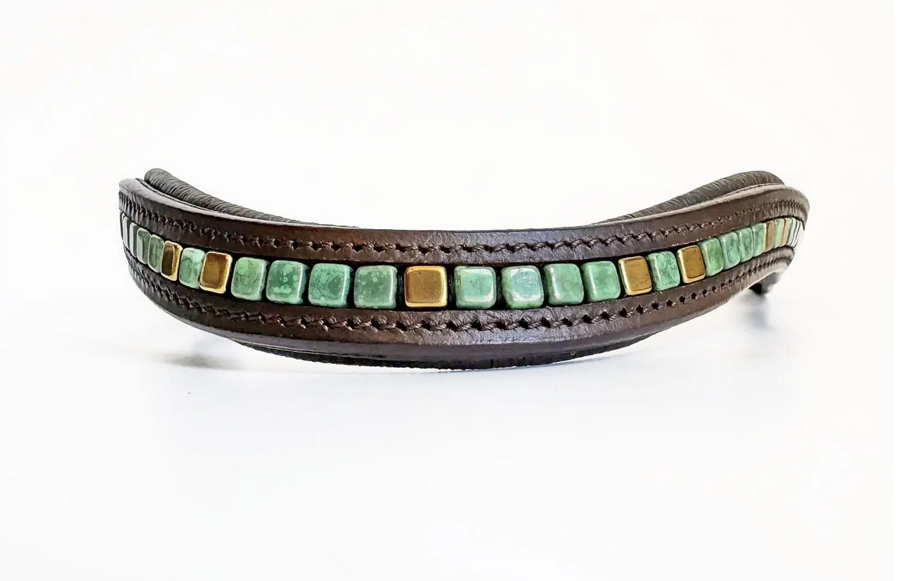 OTHER Green & Gold Browband (2)