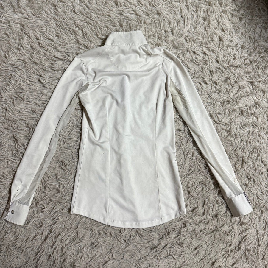 ESSEX CLASSICS Women’s XS White Essex Classics Long Sleeve Horseback Riding Show Shirt (5)