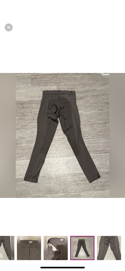 Riding Sport gray full seat breeches