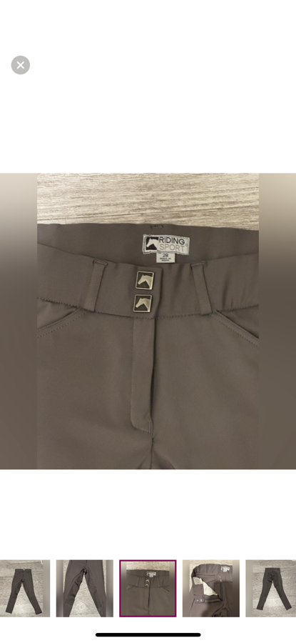 Riding Sport gray full seat breeches