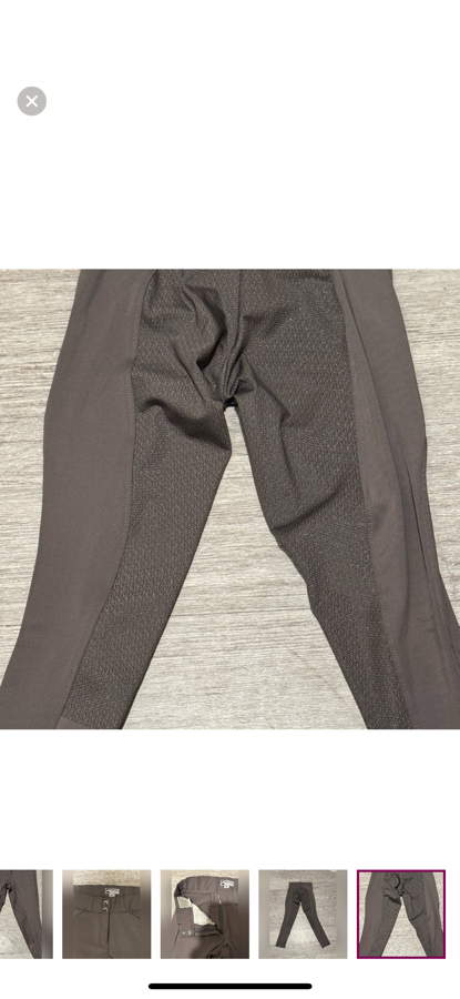 Riding Sport gray full seat breeches