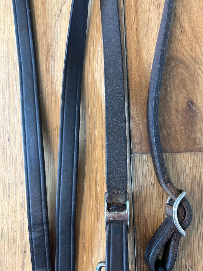 80+” Quick Change Split reins med/dark oil