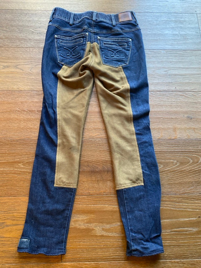 Goode Rider full seat denim breeches 24R