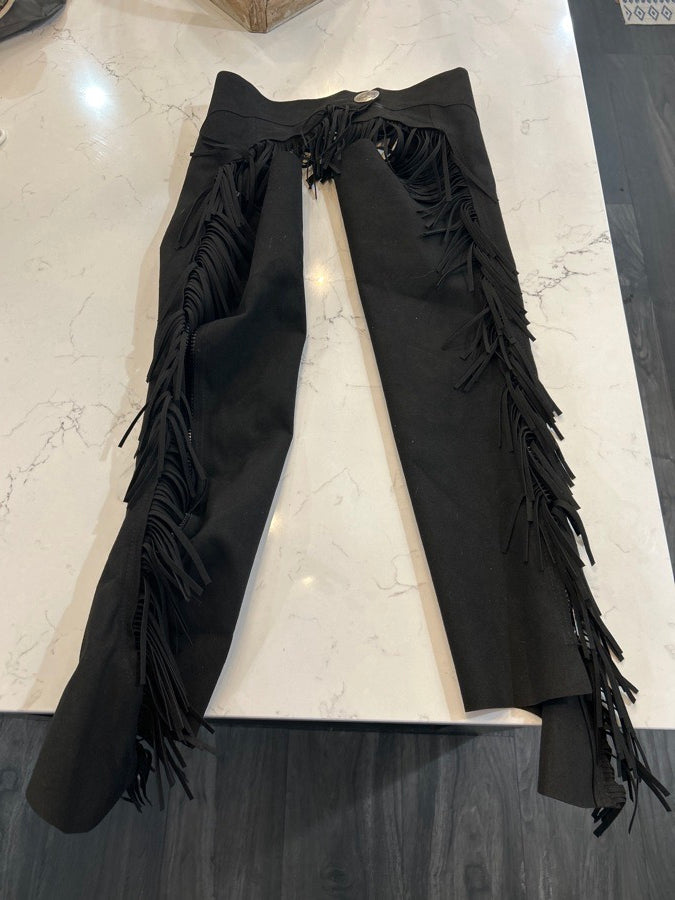 Black Western Chaps