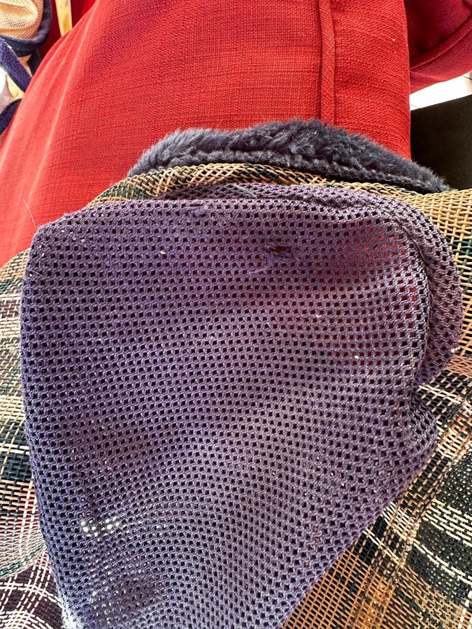 Blue/Beige Plaid Smartpak Kensington w/Ears