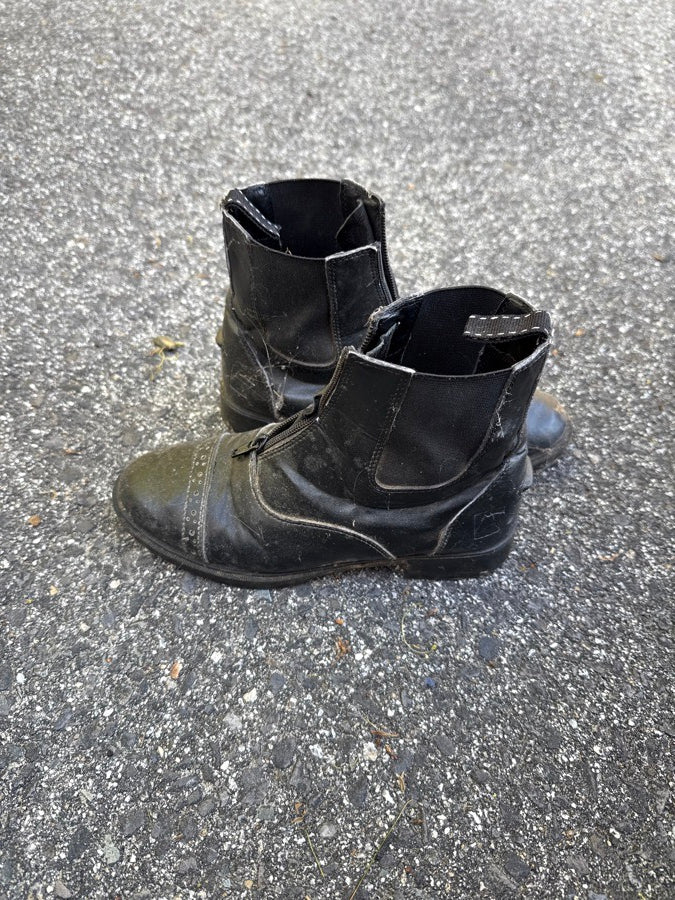 RIDING SPORT Black short boots (2)