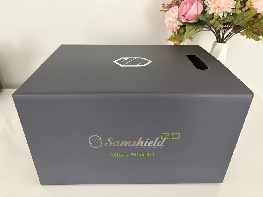 Samshield Miss Shield 2.0 Dark Line helmet with Swarovski crystals
