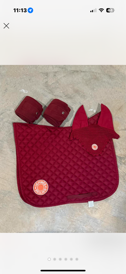 Hermes Saddle Pad Set