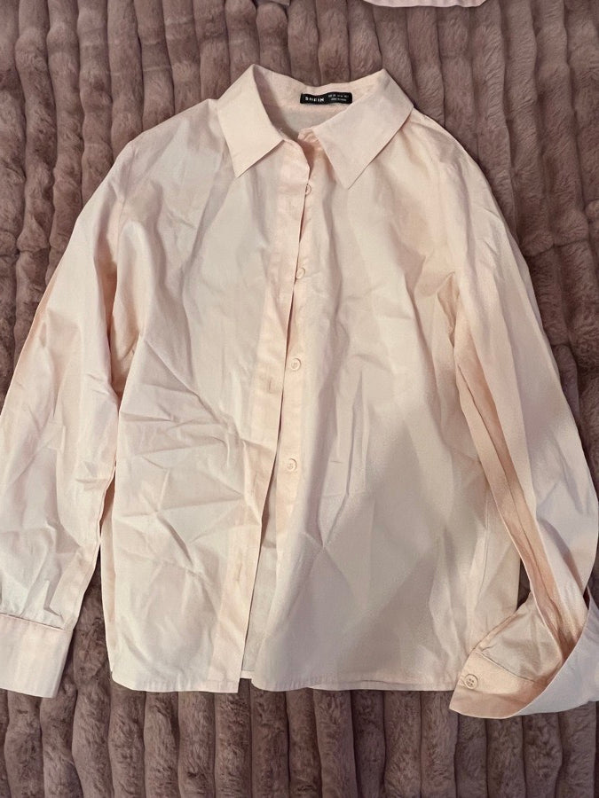 Other light pink polo longsleeve