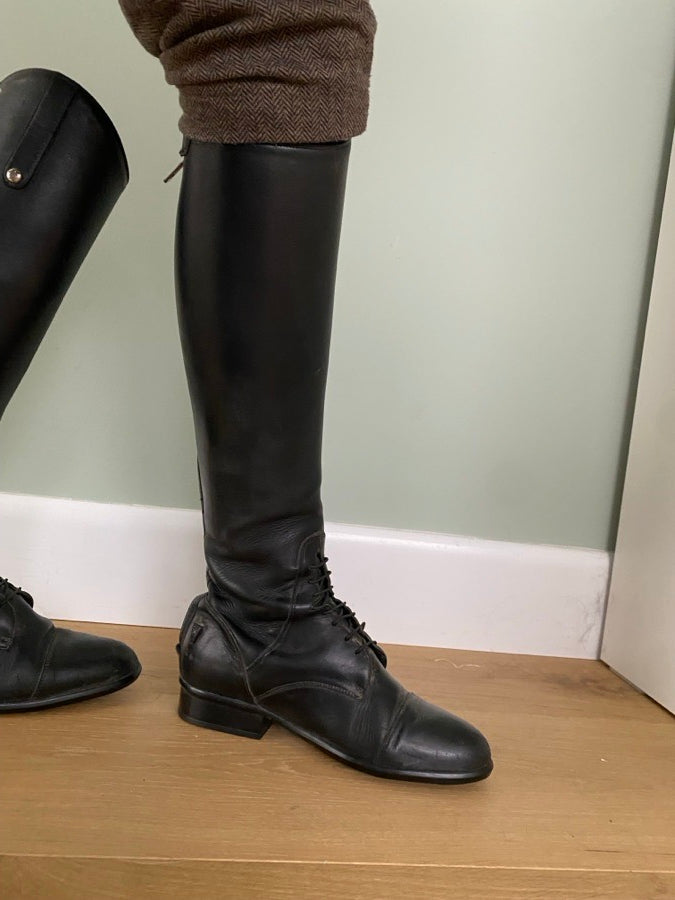 SERGIO GRASSO Sergio Grasso Tall Riding Boots –US 8.5 – Extra Tall, Zip, Excellent Condition (5)