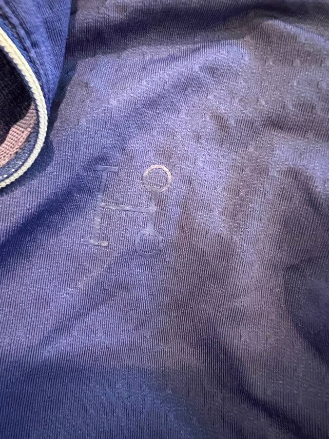Blue quarter zip