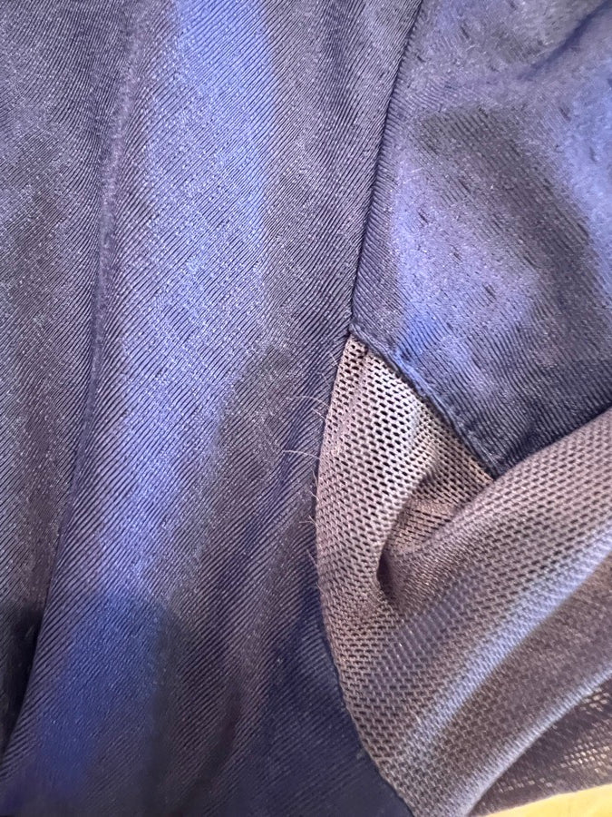Blue quarter zip