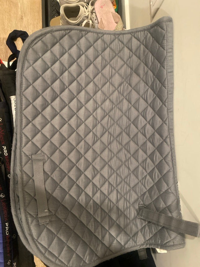 Grey smartpak saddle pad