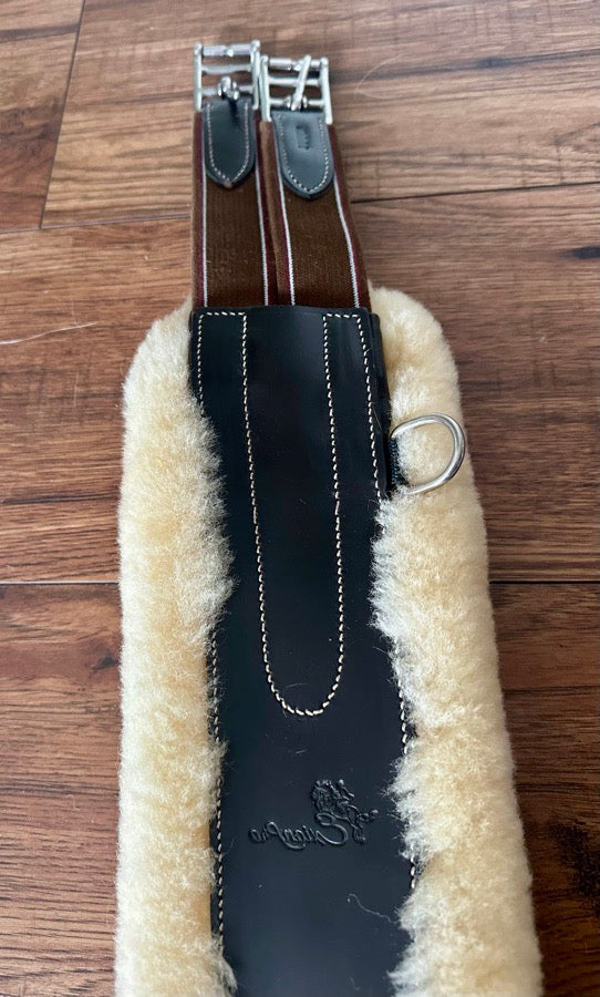 Other 54' Leather Girth with Removable Sheepskin (3)