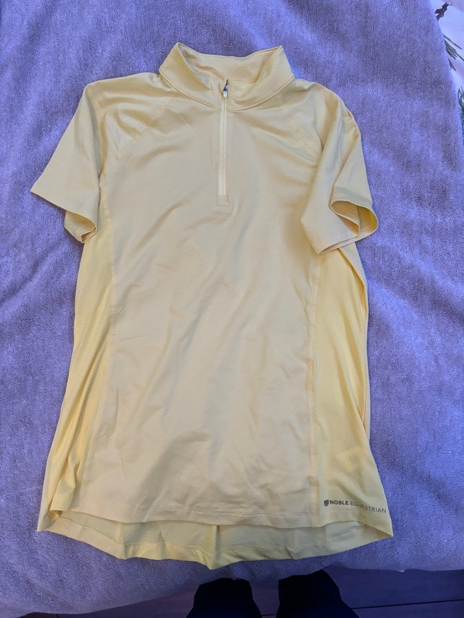 Yellow Short Sleeve Shirt-Yellow L