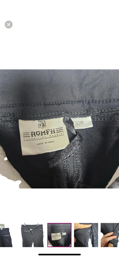 Romfh Isabella Silicone Dressage Full Seat Grip Breech Riding Pants 32R Black