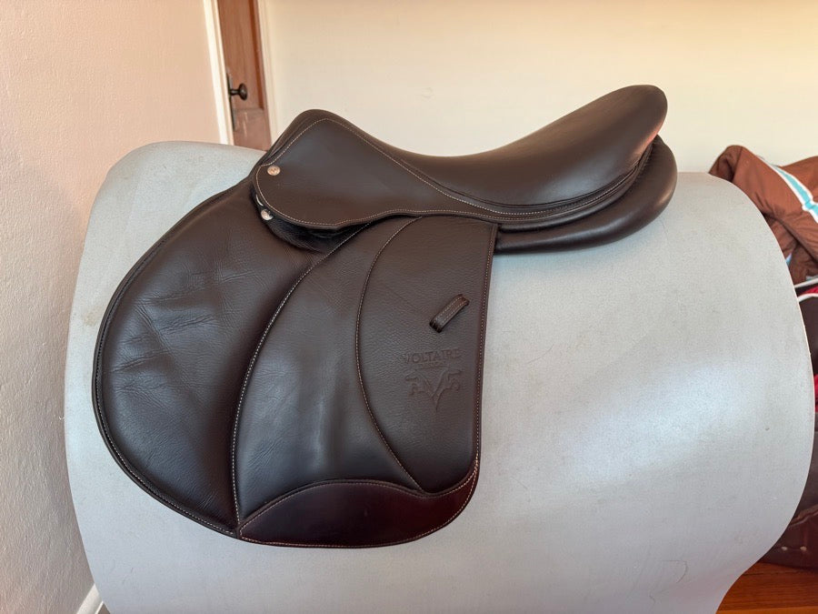 VOLTAIRE 18.5” 2021 Voltaire Palm Beach Saddle - 3AR - Full Buffalo - MINT! (3)