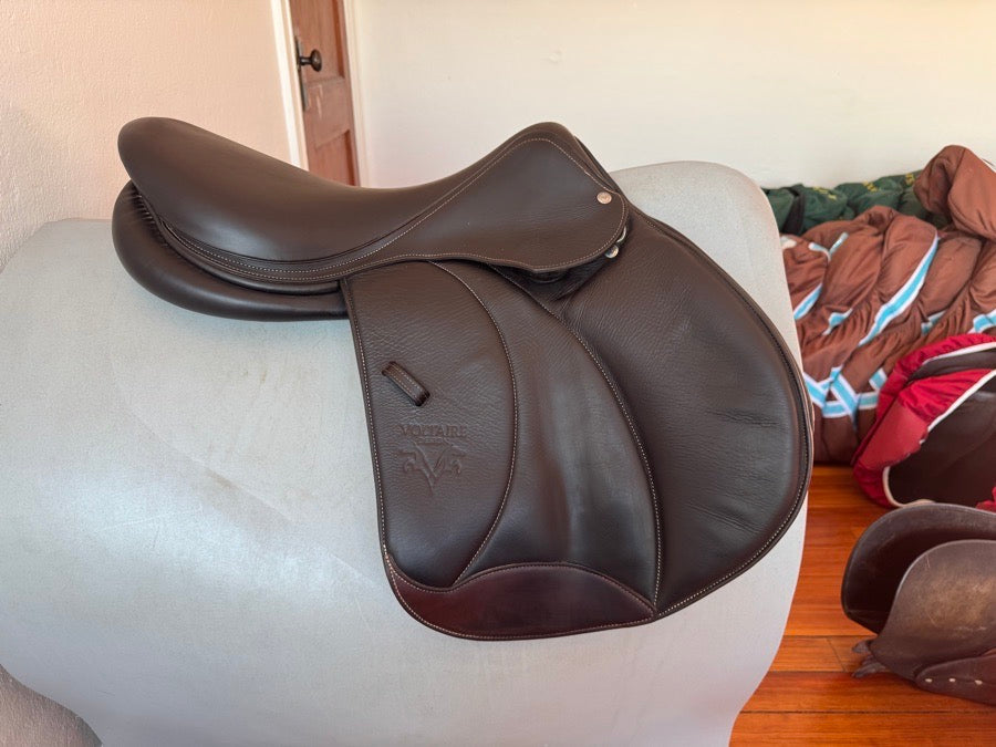 VOLTAIRE 18.5” 2021 Voltaire Palm Beach Saddle - 3AR - Full Buffalo - MINT! (2)