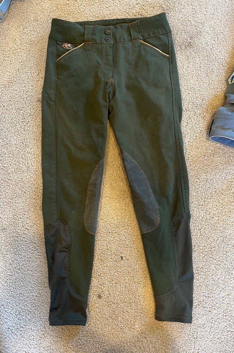 Size 24 Green Piper Breeches by Smartpack