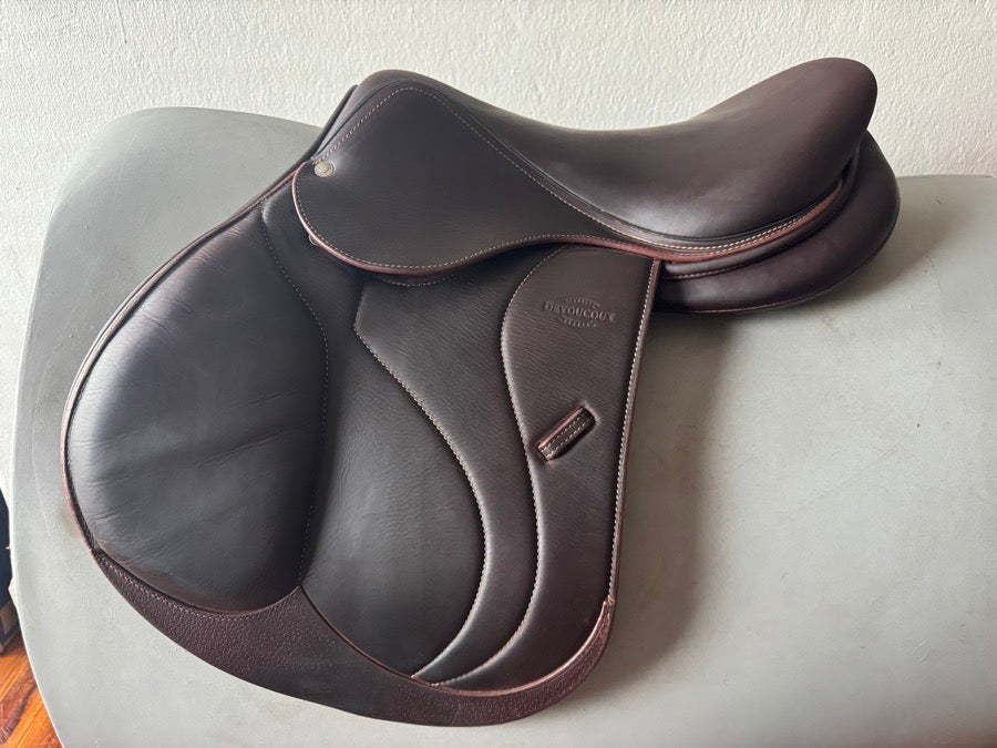 DEVOUCOUX 17” Devoucoux Biarritz O Saddle - 2022 - 2AA - Full Buffalo (3)