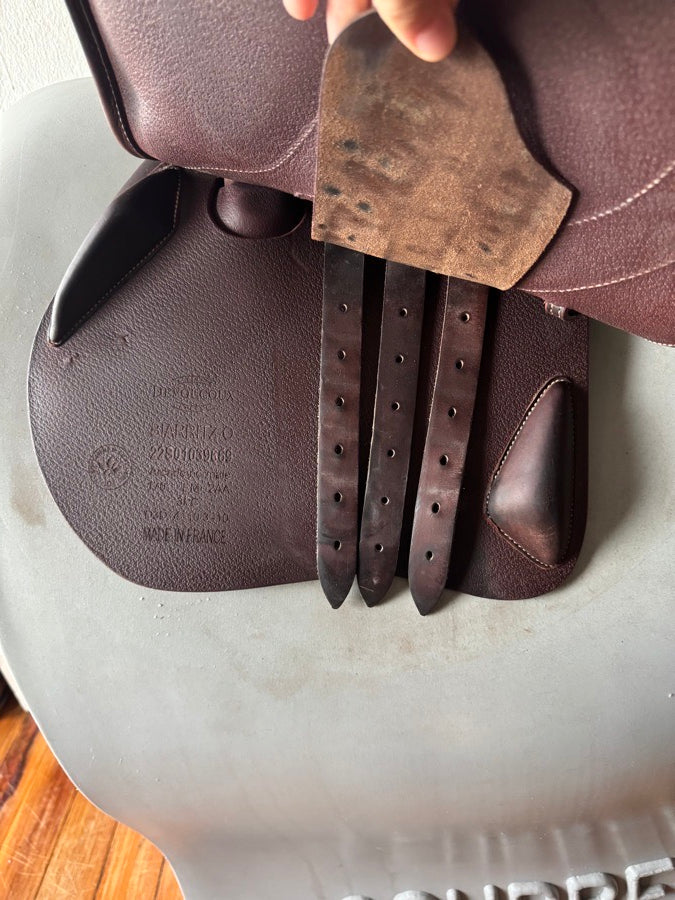 DEVOUCOUX 17” Devoucoux Biarritz O Saddle - 2022 - 2AA - Full Buffalo (4)