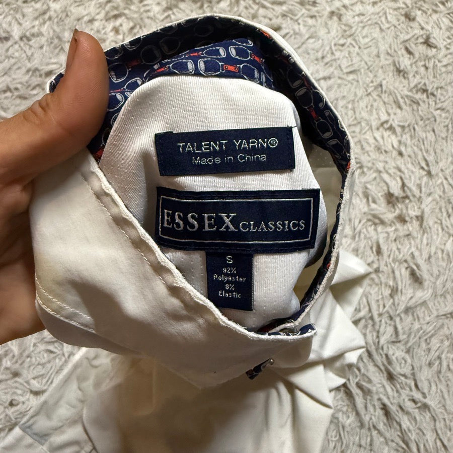 ESSEX CLASSICS Women’s Small White Essex Classics Long Sleeve Horseback Riding Show Shirt (6)