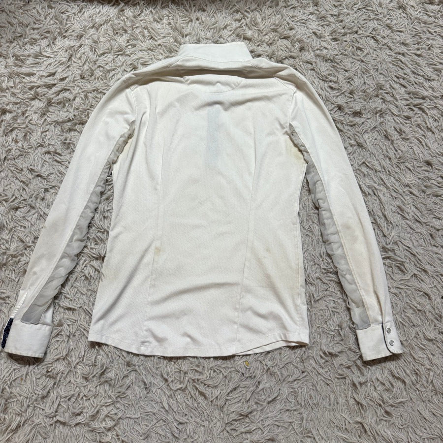 ESSEX CLASSICS Women’s Small White Essex Classics Long Sleeve Horseback Riding Show Shirt (5)