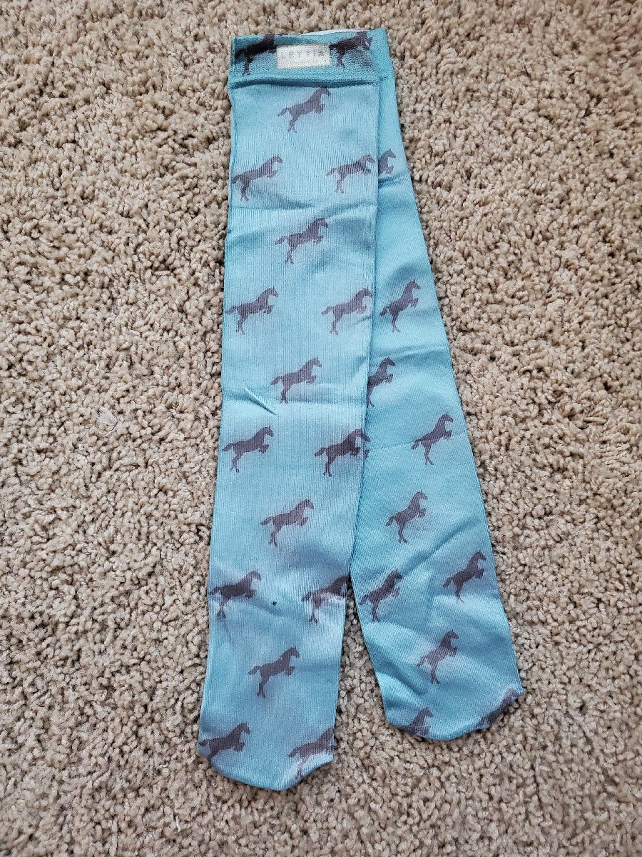 Lettia Horse Tall Boot Socks