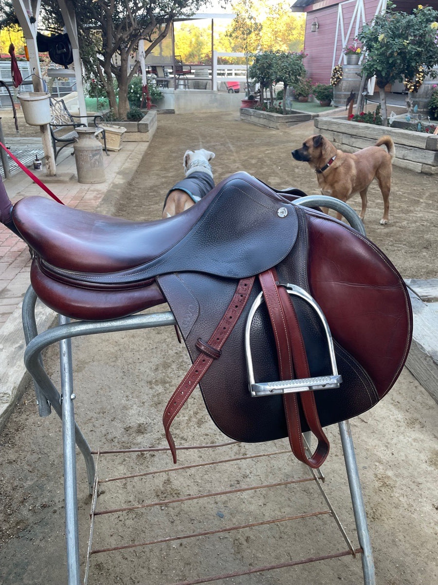 CWD saddle 17.5 seat, grain calf leather